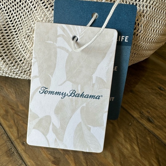 NWT Tommy Bahama Men's Blue Cocktail Recipe Hat With Logo Adjustable Fit - Picture 6 of 6